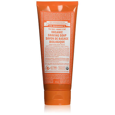 Dr. Bronner's Organic Shaving Soap Gel Tea Tree