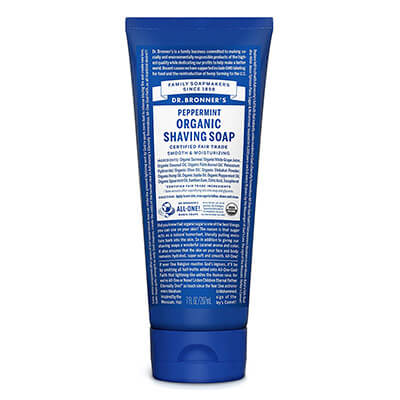 Dr. Bronner's Peppermint Organic Shaving Soap