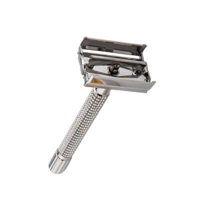 WEISHI Nostalgic Long Handle Butterfly Open DE Safety Razor