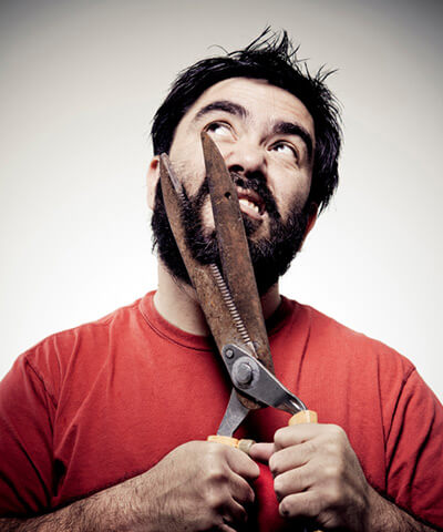 Growing a Beard. Beard trimming