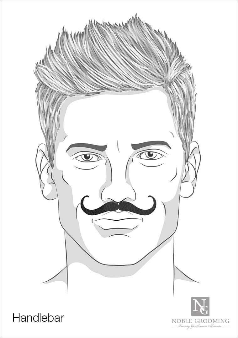 Handlebar Mustache Style