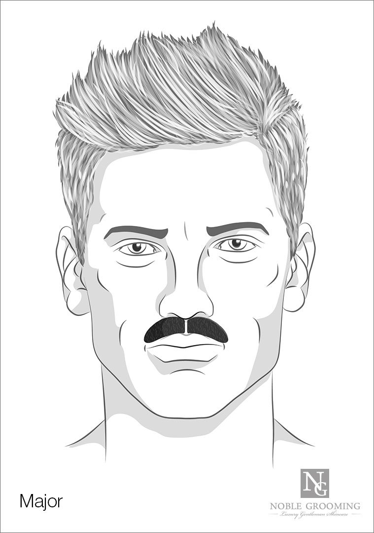 Major Mustache Style